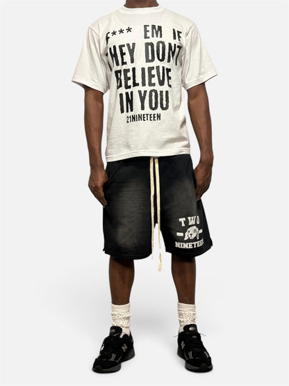 F*** EM White Tee